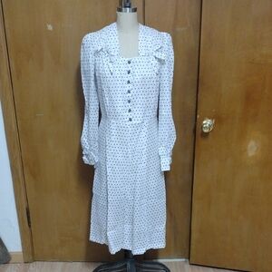 1940s Reproduction Cotton Dress